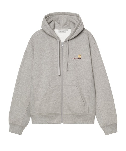 Carhartt WIP(カーハートダブリューアイピー)の「Carhartt WIP/カーハートダブリューアイピー HOODED A SCRIPT JACKET ジップパーカー I033063(パーカー・メンズ・グレー/ダークグリーン/ダークパープル/ブラック・XL/L/M/S)」の13枚目の写真