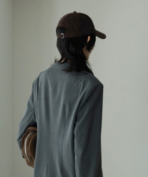 anuke(アンヌーク)の「Corduroy Cap(キャップ・レディース・ネイビー/ブラウン・FREE)」の5枚目の写真