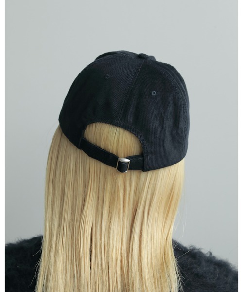 anuke(アンヌーク)の「Corduroy Cap(キャップ・レディース・ネイビー/ブラウン・FREE)」の7枚目の写真