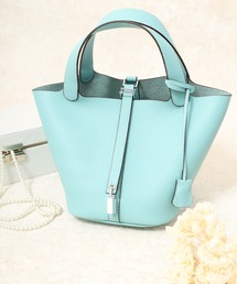 FUNALIVE（ファンアライブ）の「本革 キューブバッグ Sサイズ バケツバッグ（ハンドバッグ）」