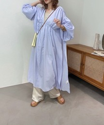 CFT. | Vネックスリットギャザーワンピース(ワンピース)