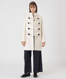 BLUE LABEL CRESTBRIDGE(ブルーレーベルクレストブリッジ)のツイルメルトンダッフルコート(ダッフルコート)