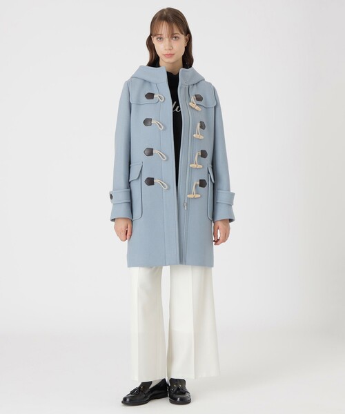 ツイルメルトンダッフルコート（ダッフルコート）｜BLUE LABEL
