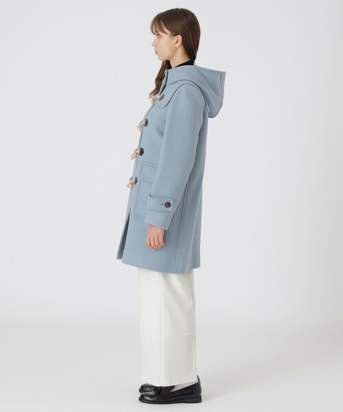 BLUE LABEL CRESTBRIDGE（ブルーレーベルクレストブリッジ）の「ツイルメルトンダッフルコート（ダッフルコート・レディース・オフホワイト/ダークネイビー/ブルー系その他2・36/38）」の11枚目の写真