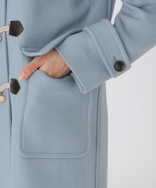 ツイルメルトンダッフルコート（ダッフルコート）｜BLUE LABEL