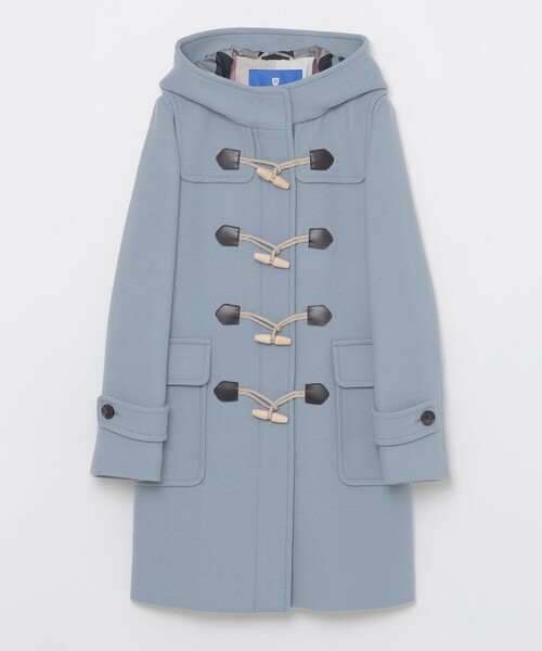 BLUE LABEL CRESTBRIDGE（ブルーレーベルクレストブリッジ）の「ツイルメルトンダッフルコート（ダッフルコート・レディース・オフホワイト/ダークネイビー/ブルー系その他2・36/38）」の15枚目の写真