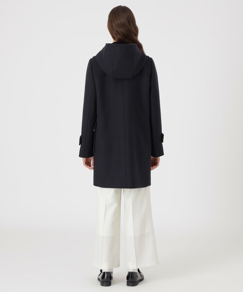 BLUE LABEL CRESTBRIDGE（ブルーレーベルクレストブリッジ）の「ツイルメルトンダッフルコート（ダッフルコート・レディース・オフホワイト/ダークネイビー/ブルー系その他2・36/38）」の18枚目の写真