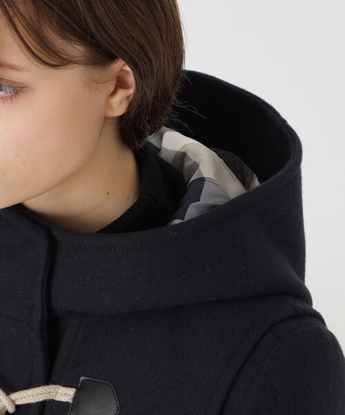BLUE LABEL CRESTBRIDGE（ブルーレーベルクレストブリッジ）の「ツイルメルトンダッフルコート（ダッフルコート・レディース・オフホワイト/ダークネイビー/ブルー系その他2・36/38）」の19枚目の写真