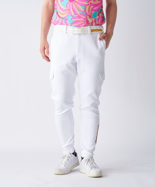 Loudmouth（ラウドマウス）の「【Loudmouth/ラウドマウス】ダンボールニットロングパンツ　カーゴ風　ストレッチ　ゴルフ（その他パンツ・メンズ・ホワイト/ブラック/ネイビー・LARGE/X-LARGE/XX-LARGE/MEDIUM）」の4枚目の写真