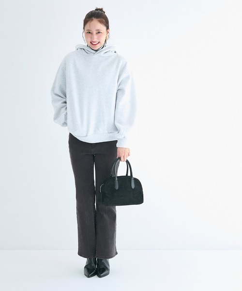 coca（coca）（コカ）の「【DAILY WARM】裏起毛デニムフレアパンツ（デニムパンツ・レディース・ライトブルー/チャコール・2XL/L/M/S/XL/XS）」の13枚目の写真