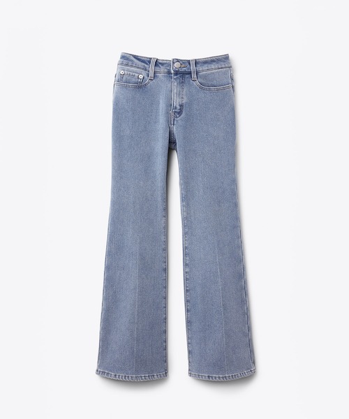 coca（coca）（コカ）の「【DAILY WARM】裏起毛デニムフレアパンツ（デニムパンツ・レディース・ライトブルー/チャコール・2XL/L/M/S/XL/XS）」の17枚目の写真