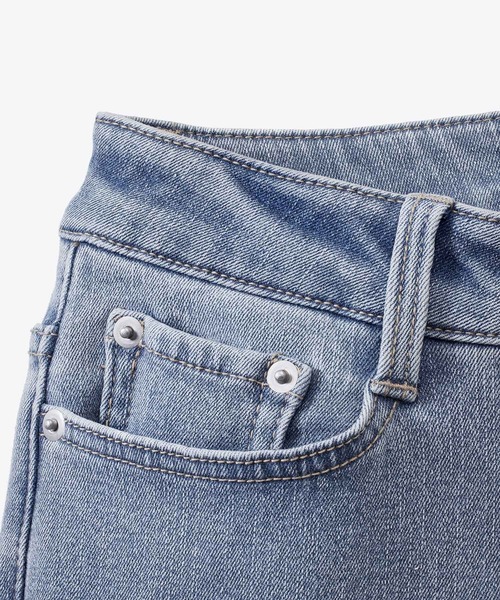 coca（coca）（コカ）の「【DAILY WARM】裏起毛デニムフレアパンツ（デニムパンツ・レディース・ライトブルー/チャコール・2XL/L/M/S/XL/XS）」の14枚目の写真