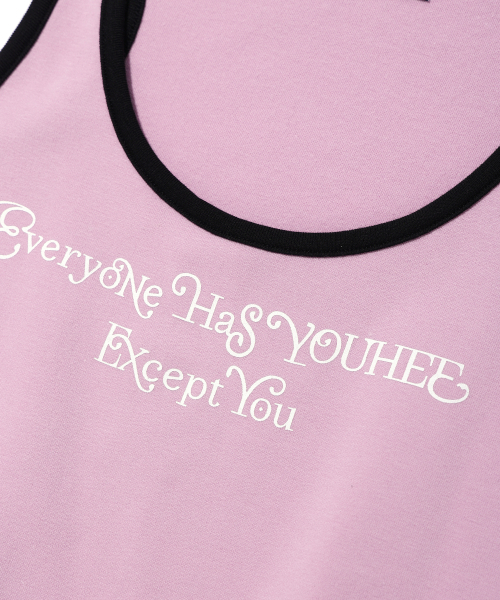 YOUHEE(ユヒ)の「PEARL STRAP GRAPHIC SLEEVELESS PINK(Tシャツ/カットソー・レディース・その他・FREE)」の7枚目の写真