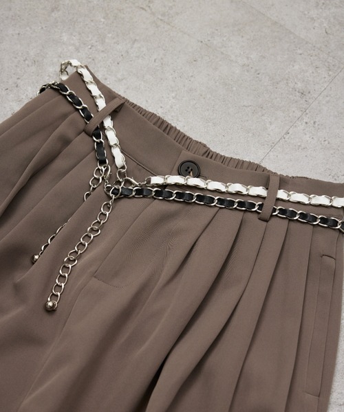 HANNE(アン)の「チェーンベルト(ベルト・レディース・ホワイト/ブラック・FREE)」の10枚目の写真