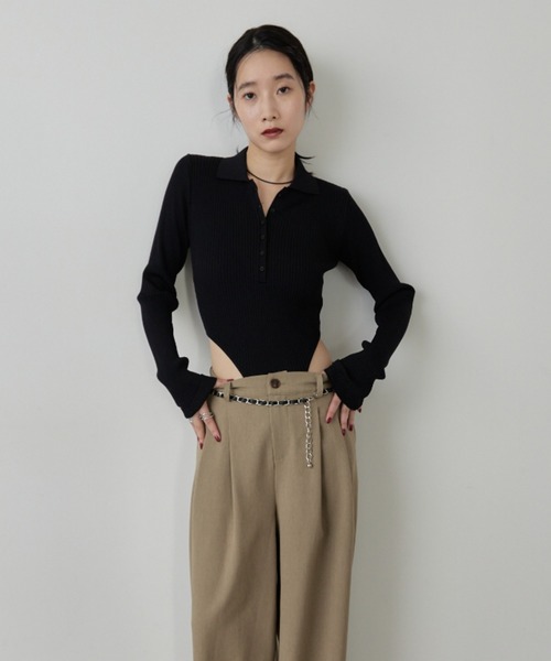 HANNE(アン)の「チェーンベルト(ベルト・レディース・ホワイト/ブラック・FREE)」の3枚目の写真