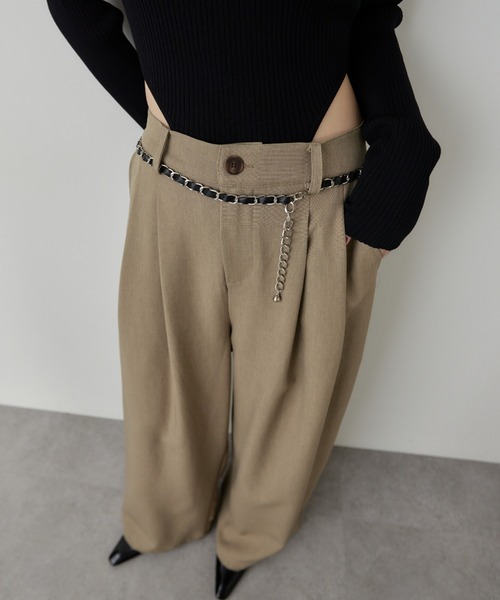 HANNE(アン)の「チェーンベルト(ベルト・レディース・ホワイト/ブラック・FREE)」の6枚目の写真