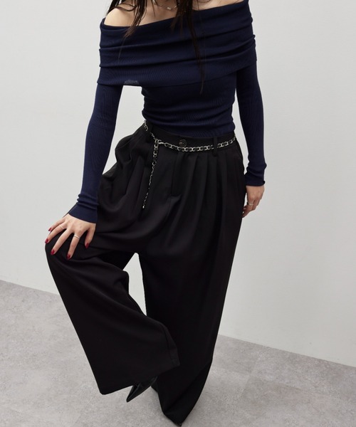 HANNE(アン)の「チェーンベルト(ベルト・レディース・ホワイト/ブラック・FREE)」の12枚目の写真