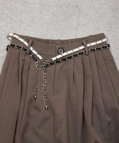HANNE(アン)の「チェーンベルト(ベルト・レディース・ホワイト/ブラック・FREE)」の9枚目の写真