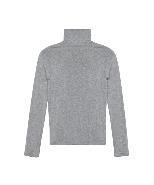 NICK&NICOLE（ニックアンドニコール）の「[ESSENTIAL] MINIMAL SPAN TURTLENECK_GRAY（Tシャツ/カットソー・レディース・その他・FREE）」の4枚目の写真