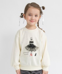 BRANSHES（ブランシェス）の「【あったか】パリジェンヌ裏起毛トレーナー（スウェット）」