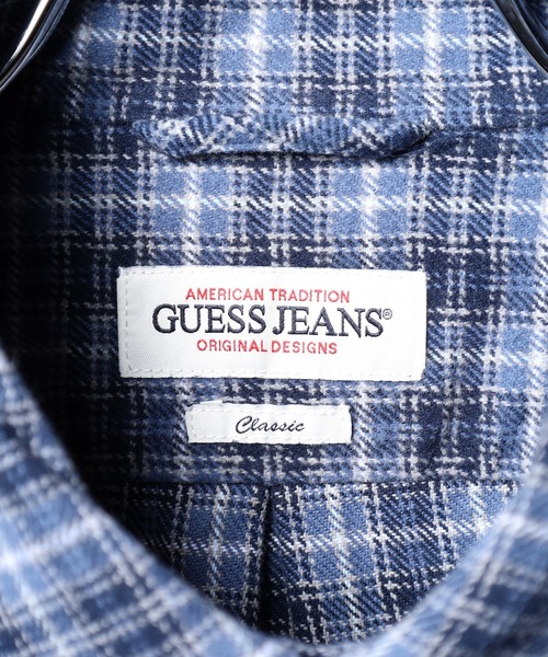 GUESS JEANS(ゲスジーンズ)の「GUESS JEANS チェック長袖シャツ(シャツ/ブラウス・メンズ・ダークグレー/ダークブルー・XL/S/L/M)」の6枚目の写真