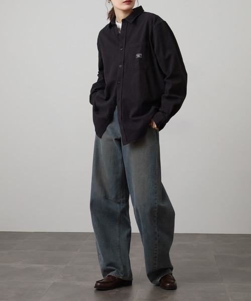 GUESS JEANS(ゲスジーンズ)の「GUESS JEANS チェック長袖シャツ(シャツ/ブラウス・メンズ・ダークグレー/ダークブルー・XL/S/L/M)」の20枚目の写真