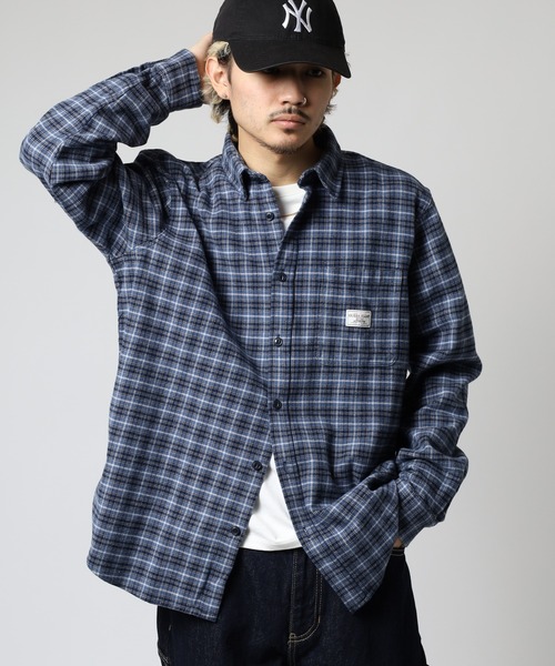 GUESS JEANS(ゲスジーンズ)の「GUESS JEANS チェック長袖シャツ(シャツ/ブラウス・メンズ・ダークグレー/ダークブルー・XL/S/L/M)」の21枚目の写真