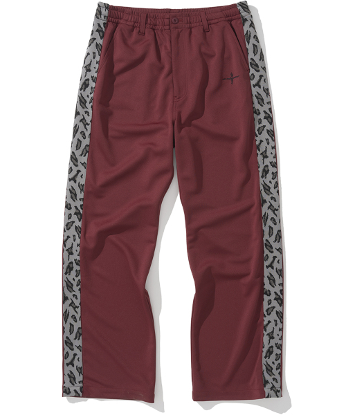 NOT4NERD(ノットフォーナード)の「Leopard Side Line Track Pants - Red(スウェットパンツ・レディース・その他・MEDIUM/LARGE/X-LARGE)」の1枚目の写真