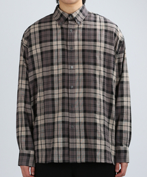 TARTAN OVER SHIRTS (BEIGE)