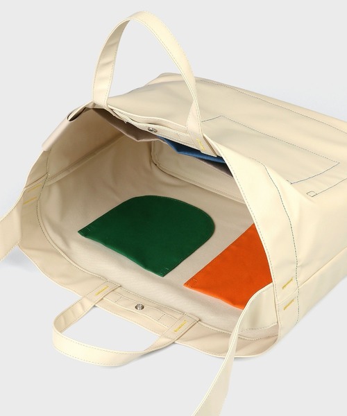 カラーポケット 2wayトートバッグ【363000 N200T】（ショルダーバッグ