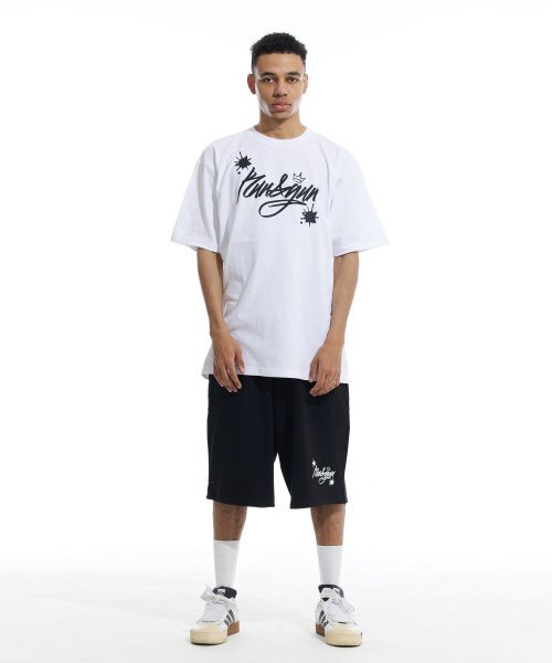 CREAM SODA LAB(クリームソーダラボ)の「ラン&ガン 半袖Tシャツ ホワイト ブラック(Tシャツ/カットソー・メンズ・その他・MEDIUM/LARGE/X-LARGE/XX-LARGE)」の2枚目の写真