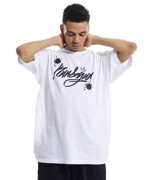 CREAM SODA LAB(クリームソーダラボ)の「ラン&ガン 半袖Tシャツ ホワイト ブラック(Tシャツ/カットソー・メンズ・その他・MEDIUM/LARGE/X-LARGE/XX-LARGE)」の7枚目の写真
