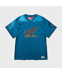 Original Wing logo Mesh T-shirt Blue Green