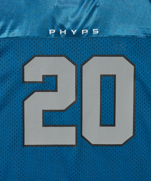 PHYPS MOTORCYCLE(フィップスモーターサイクル)の「Original Wing logo Mesh T-shirt Blue Green(Tシャツ/カットソー・レディース・その他・SMALL/MEDIUM/LARGE/X-LARGE)」の9枚目の写真