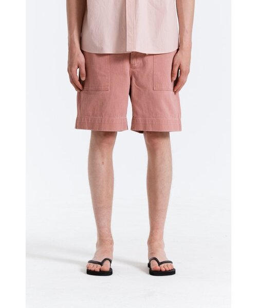 GARDEN EXPRESS(ガーデンエクスプレス)の「WASHED BANDING HALF PANTS (pink)(その他パンツ・メンズ・その他・X-LARGE)」の1枚目の写真