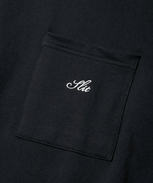 SLIT STUDIO（エスリットスタジオ）の「レタリングポケット半袖Tシャツブラック（Tシャツ/カットソー・メンズ・その他・MEDIUM/LARGE/SMALL）」の3枚目の写真