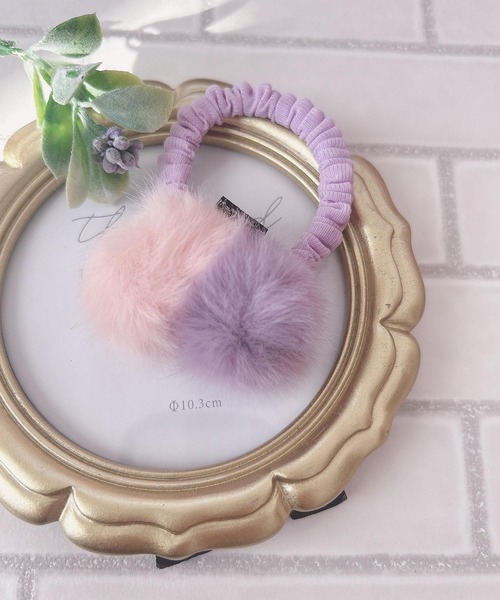 セール】lulunoix/ファーポンポンヘアゴム N15457（シュシュ）｜CERCA