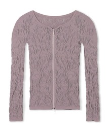 Chacott | 【ノーソーイングニット】バレリーナネックジップトップ(ニット/セーター)