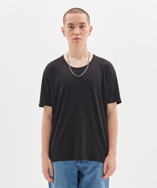 GOZER(ゴーザー)の「UNDER HALF T-SHIRT_BLACK(Tシャツ/カットソー・メンズ・その他・MEDIUM/SMALL/X-LARGE/XX-LARGE/LARGE)」の1枚目の写真