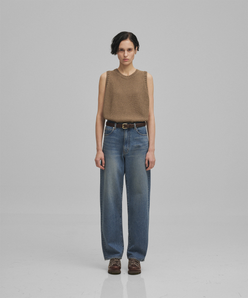 ANOTHER OFFICE WOMEN(アナザー オフィス ウーマン)の「w. Paper Tencel Vest (Light Khaki)(ベスト・レディース・その他・FREE)」の3枚目の写真