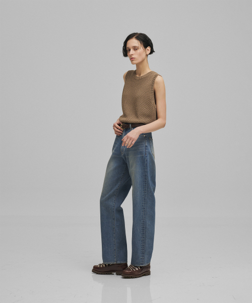 ANOTHER OFFICE WOMEN(アナザー オフィス ウーマン)の「w. Paper Tencel Vest (Light Khaki)(ベスト・レディース・その他・FREE)」の5枚目の写真