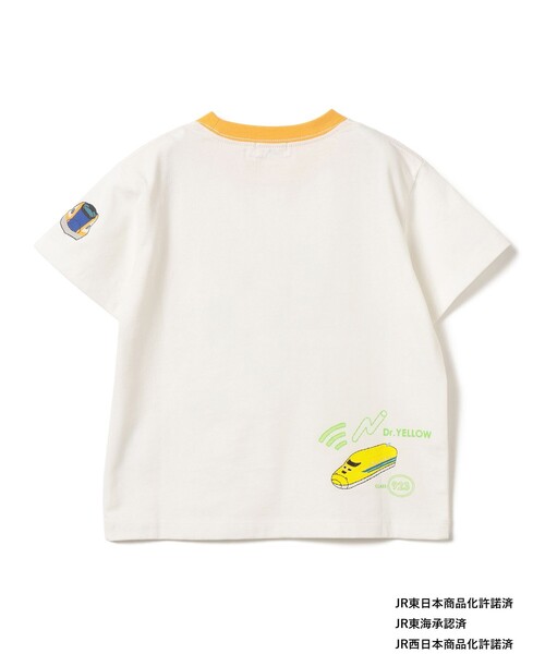 BEAMS mini（ビームスミニ）の「JR 新幹線 Tシャツ 2026SS（90～140cm）（Tシャツ/カットソー・キッズ・サックスブルー/ネイビー/オフホワイト・100/90/140/130/120/110）」の14枚目の写真