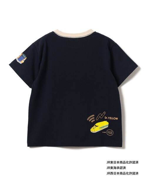 BEAMS mini（ビームスミニ）の「JR 新幹線 Tシャツ 2026SS（90～140cm）（Tシャツ/カットソー・キッズ・サックスブルー/ネイビー/オフホワイト・100/90/140/130/120/110）」の16枚目の写真