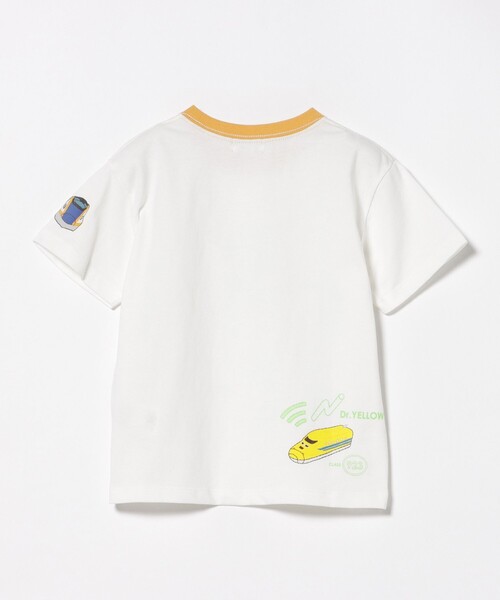 BEAMS mini（ビームスミニ）の「JR 新幹線 Tシャツ 2026SS（90～140cm）（Tシャツ/カットソー・キッズ・サックスブルー/ネイビー/オフホワイト・100/90/140/130/120/110）」の20枚目の写真