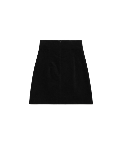 REORG（リオルグ）の「OSON コットンベルベットミニスカート ブラック（スカート・レディース・その他・SMALL/MEDIUM）」の3枚目の写真