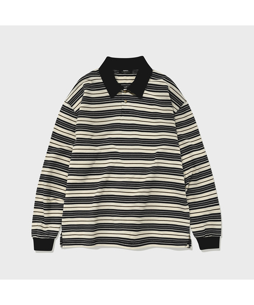 KANEITEI(カネイテイ)の「IVY MULTI-STRIPE LONG SLEEVES (CREAM)(Tシャツ/カットソー・メンズ・その他・MEDIUM/LARGE)」の1枚目の写真