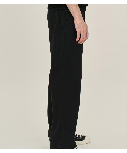 BLACKBROWN（ブラックブラウン）の「セミワイドフィットコットンパンツ[ブラック]（その他パンツ・メンズ・ブラック・SMALL/MEDIUM/LARGE/X-LARGE/XX-LARGE）」の5枚目の写真
