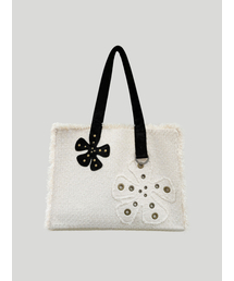 STILLLETHARDY（スティルレッサーディ）の「FLOWER TWEED BAG（トートバッグ）」