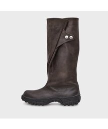 NEGATIVE THREE（ネガティブスリー）の「Folded long boots KHAKI BROWN（ブーツ）」