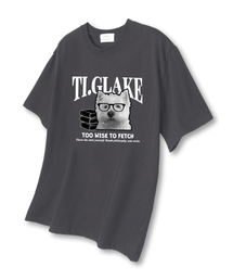 トゥワイズ オーバーサイズ 半袖Tシャツ ダークグレー